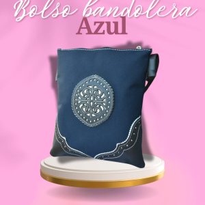bolso bandolera azul