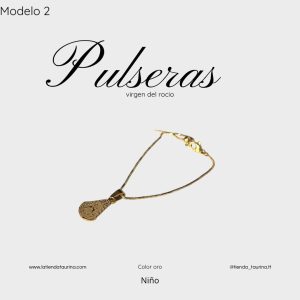 PULSERA VIRGEN DEL ROCIO MODELO 2 NIÑO